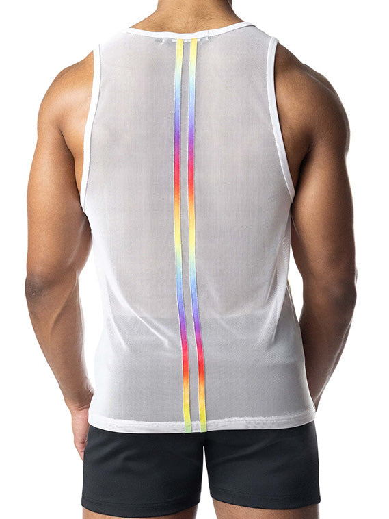 Nasty Pig Aura Pride Tank Top White - Fullkit.com