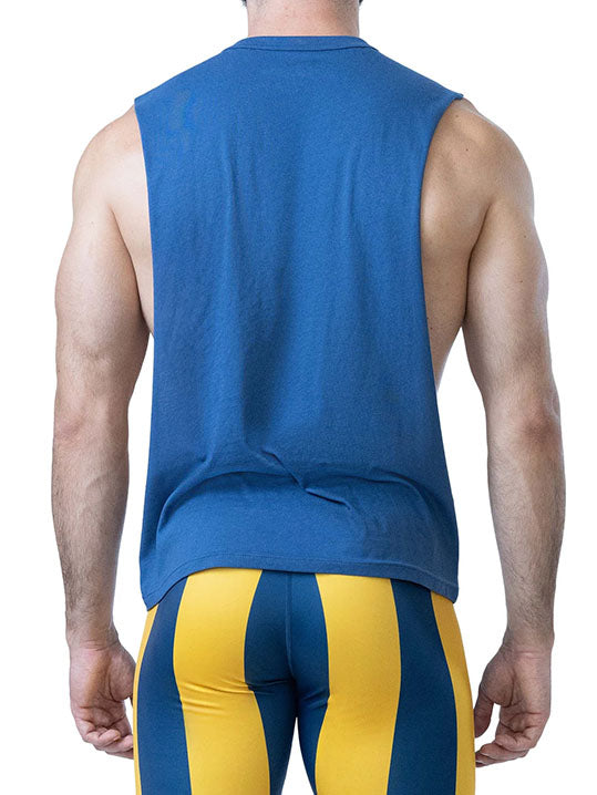 Nasty Pig Brandmark Shredder Tank Top 3.0 Cadet Blue Goldenrod White - Fullkit.com