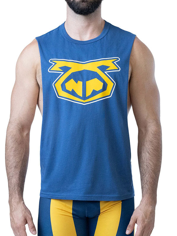 Nasty Pig Brandmark Shredder Tank Top 3.0 Cadet Blue Goldenrod White - Fullkit.com