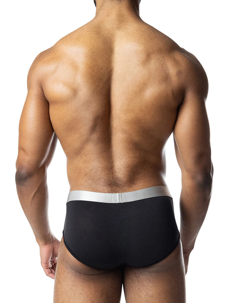 Nasty Pig Chromium U Front Brief Chrome Black - Fullkit.com
