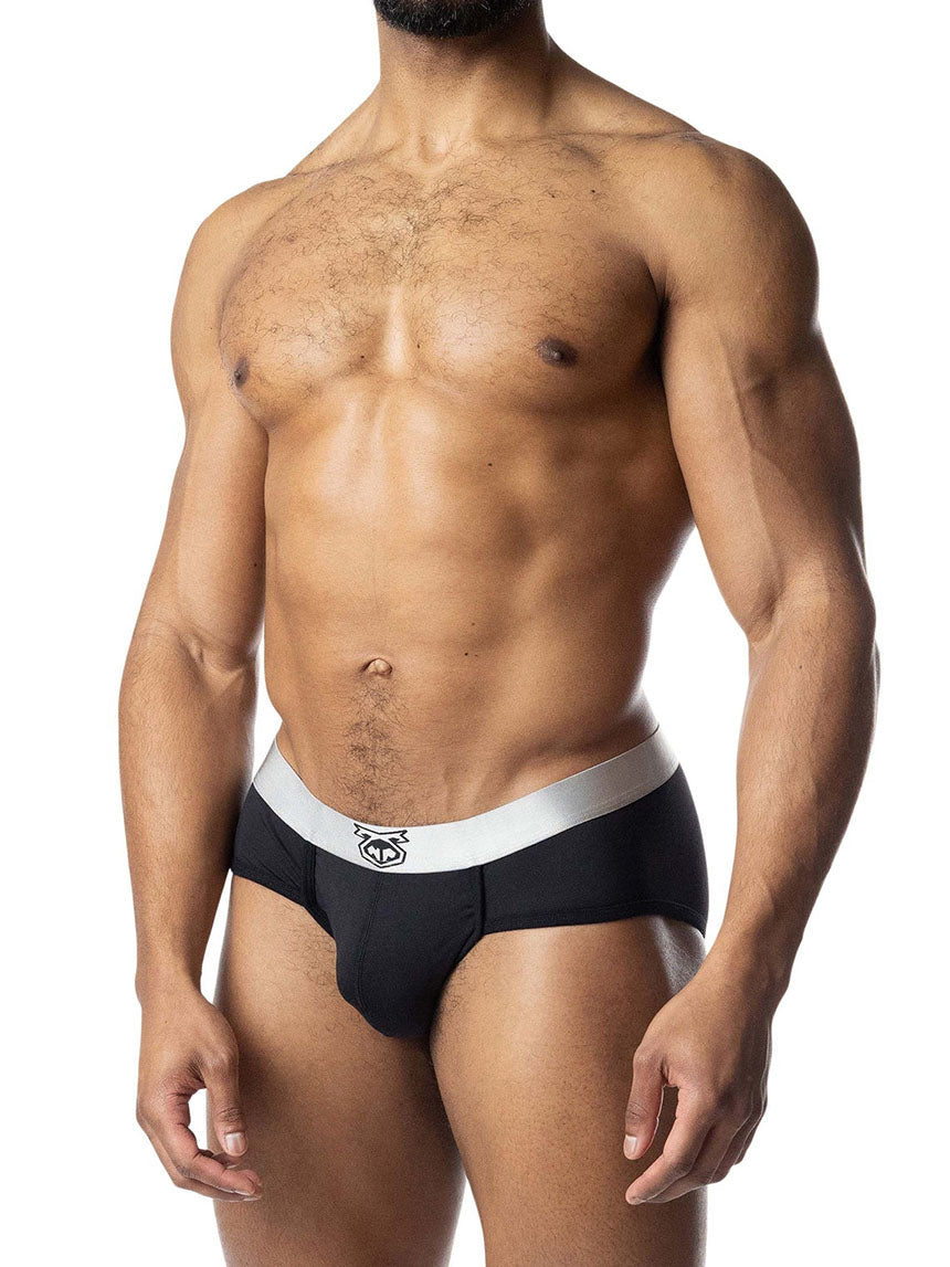 Nasty Pig Chromium U Front Brief Chrome Black - Fullkit.com