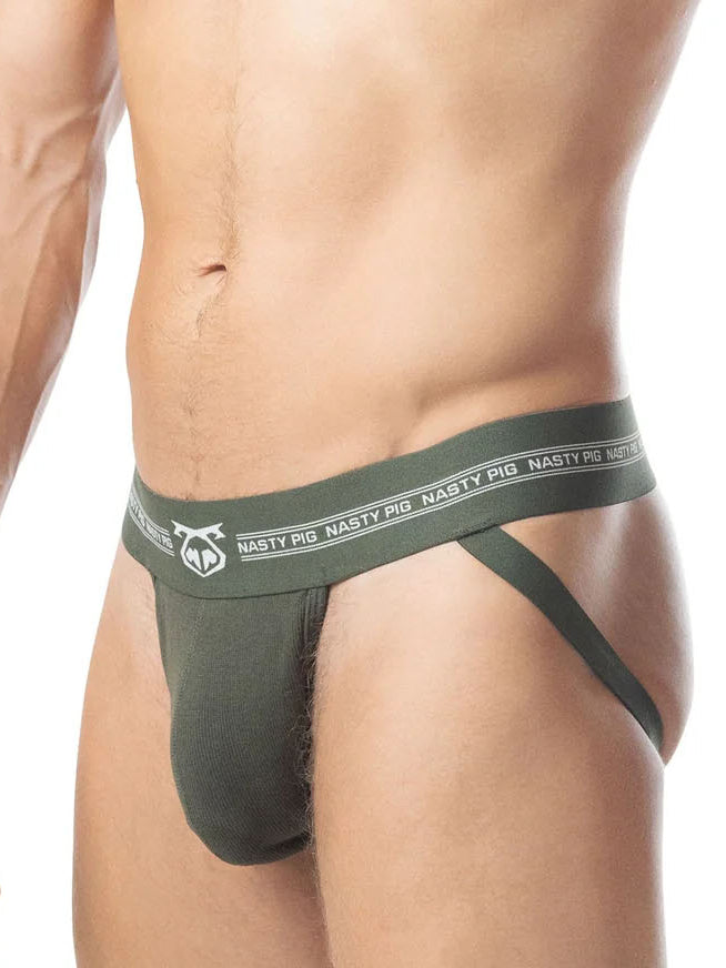Nasty Pig Core Jock Army Green - Fullkitgear.com
