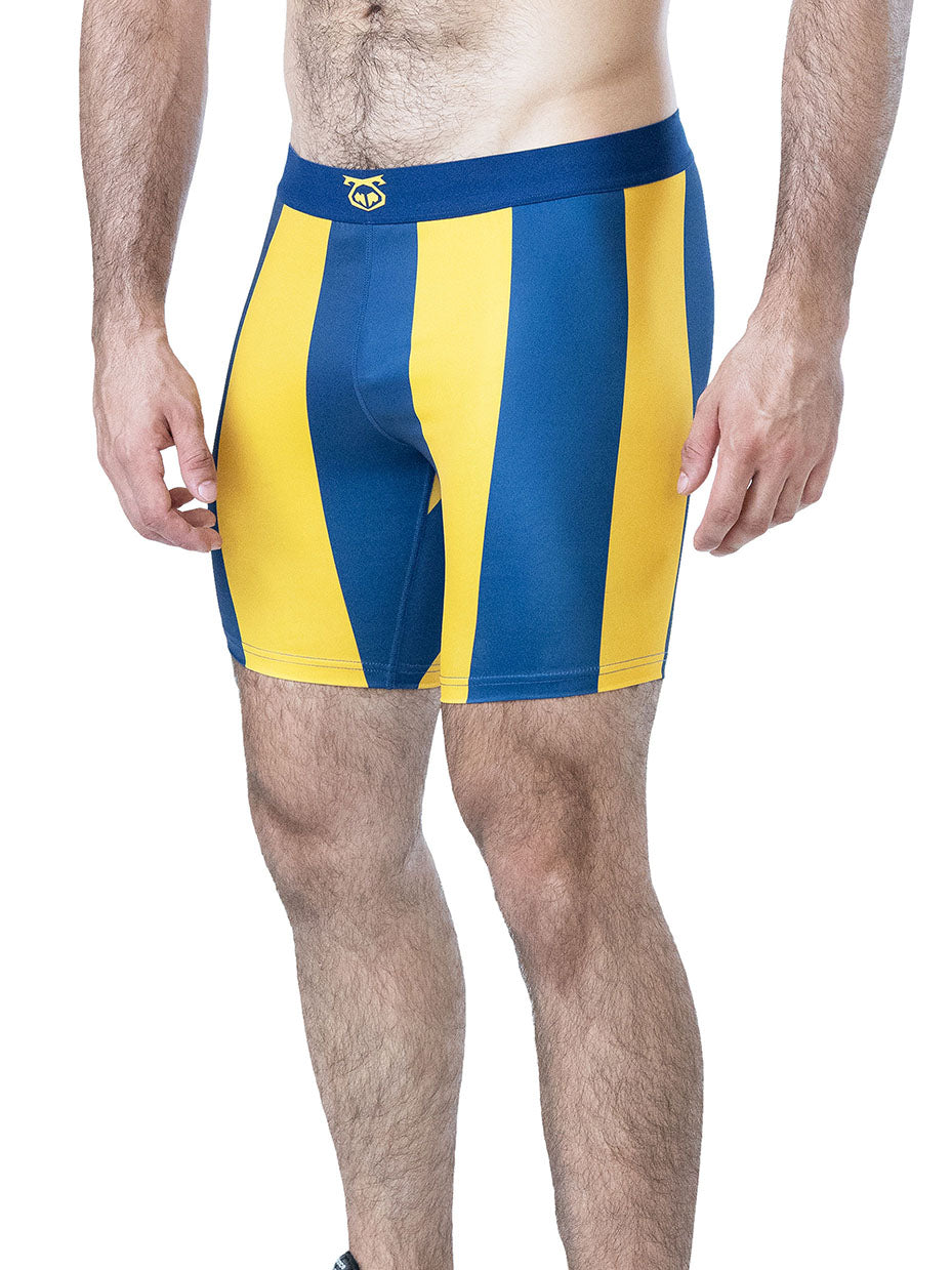 Nasty Pig Deadlift Compression Short Cadet Blue Goldenrod - Fullkit.com
