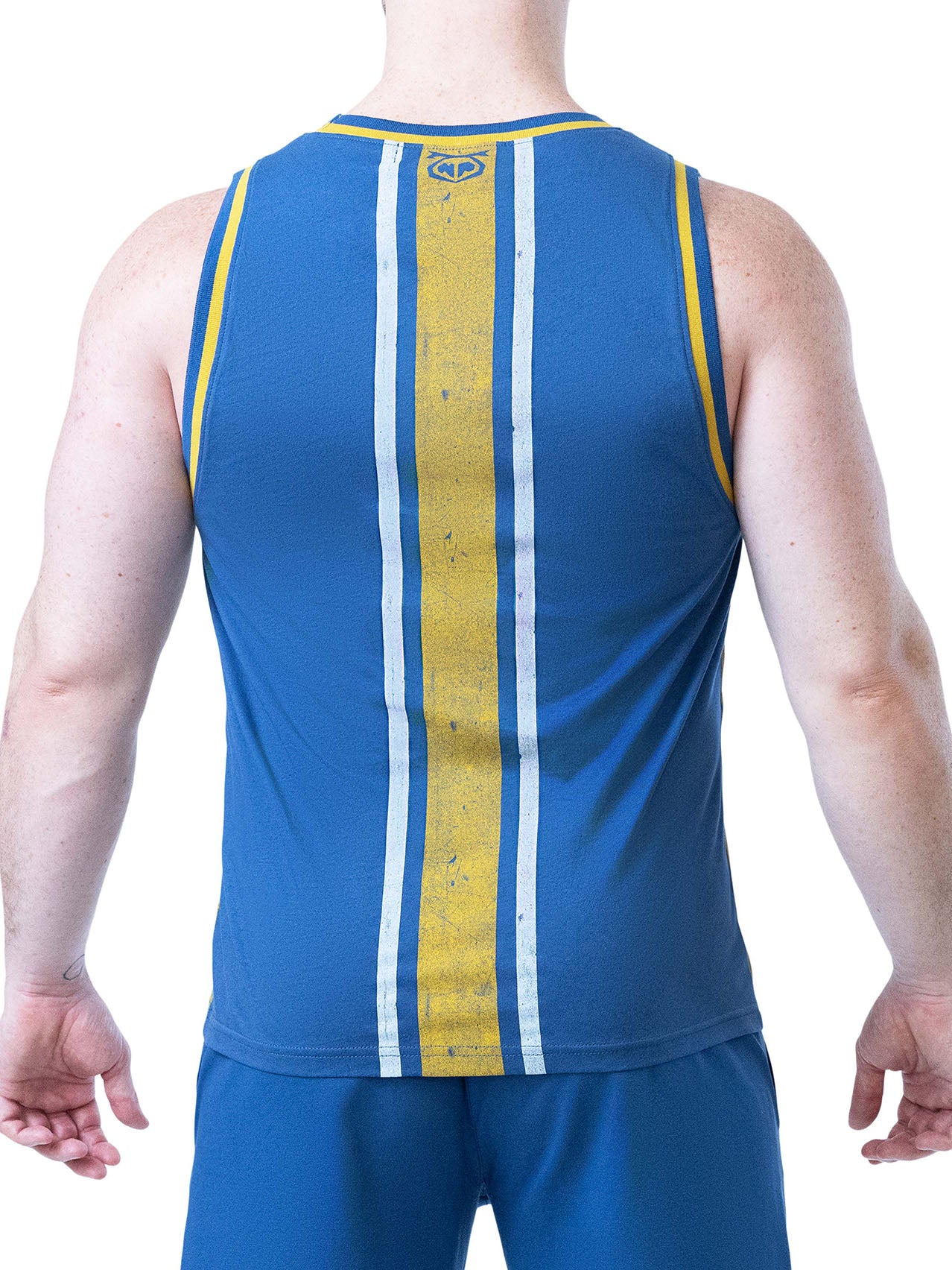 Nasty Pig Deadlift Tank Top Cadet Blue Goldenrod White - Fullkit.com