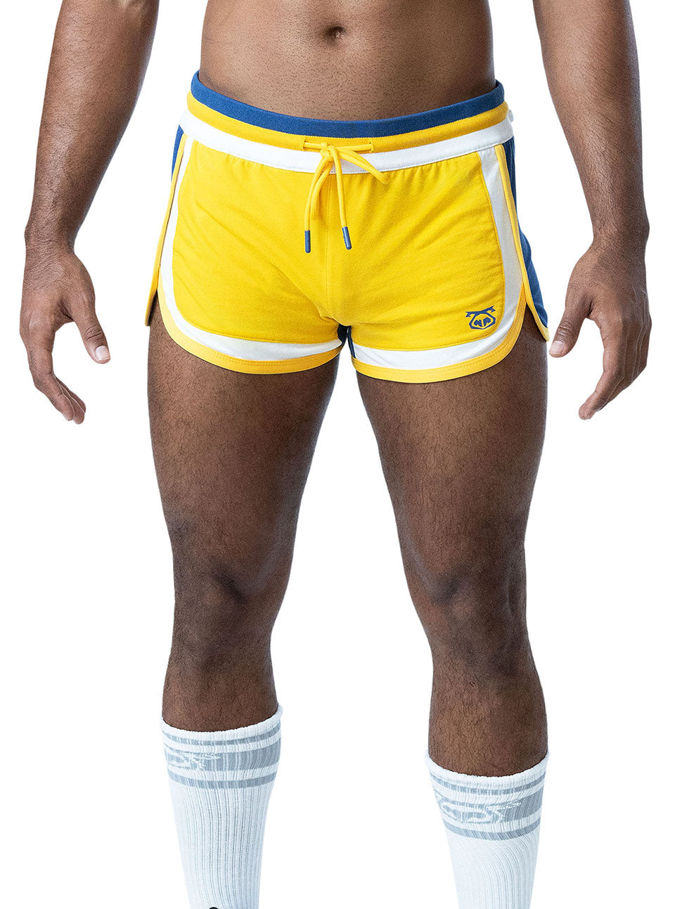 Nasty Pig Deadlift Trunk Short Goldenrod Cadet Blue White - Fullkit.com