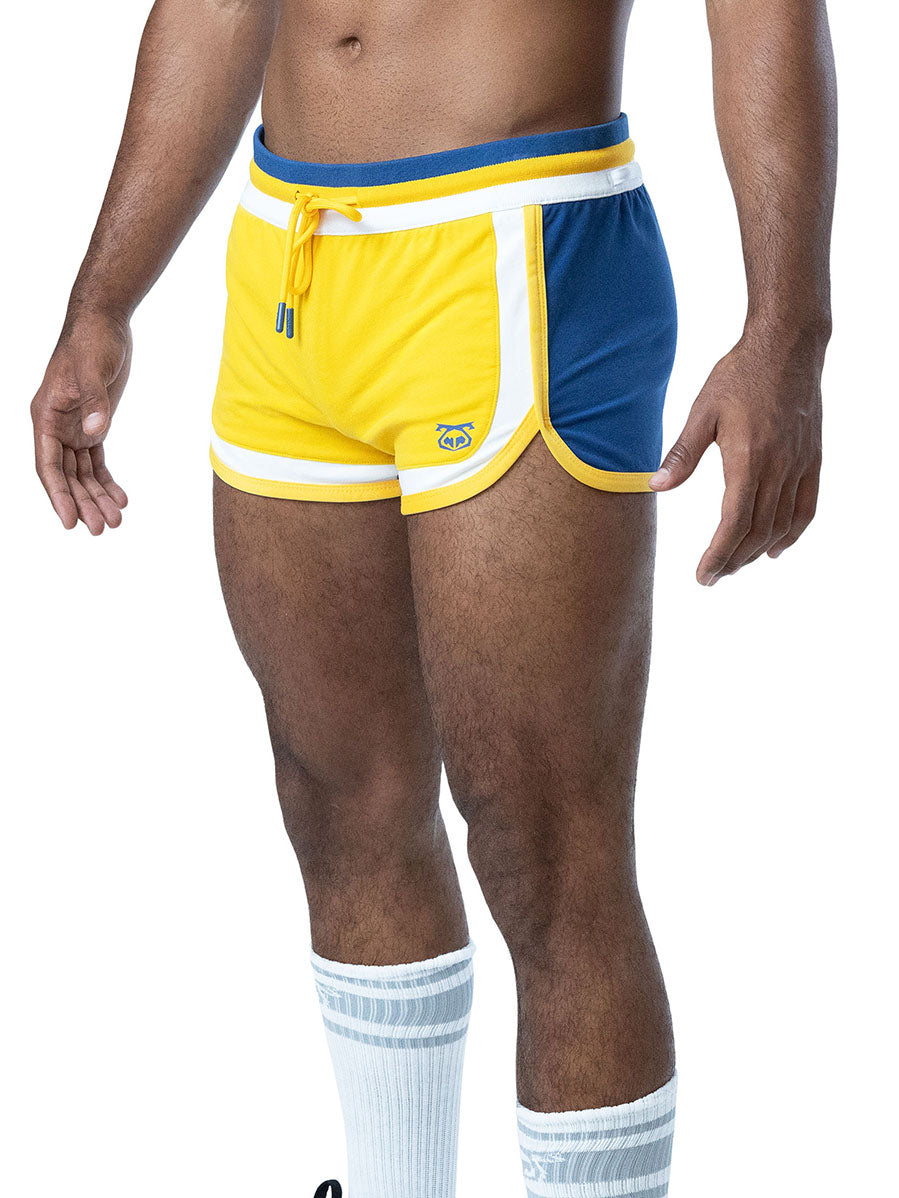 Nasty Pig Deadlift Trunk Short Goldenrod Cadet Blue White - Fullkit.com