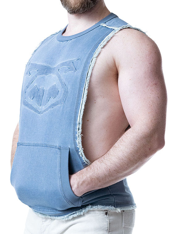 Nasty Pig Emboss Brandmark Shredder Tank Top Mirage Blue - Fullkit.com