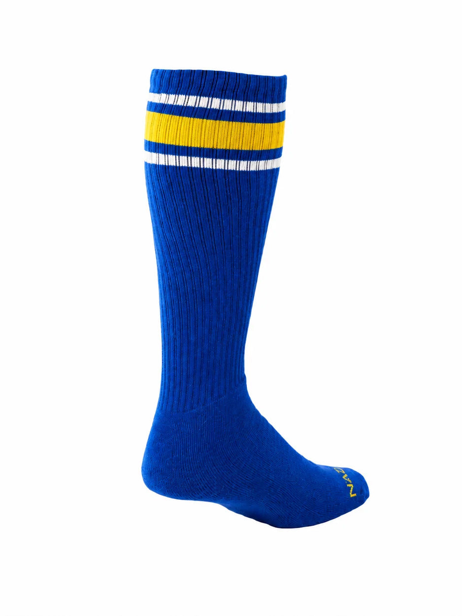 Nasty Pig Hookd Up Sock 3.0 Cadet Blue Goldenrod White - Fullkit.com