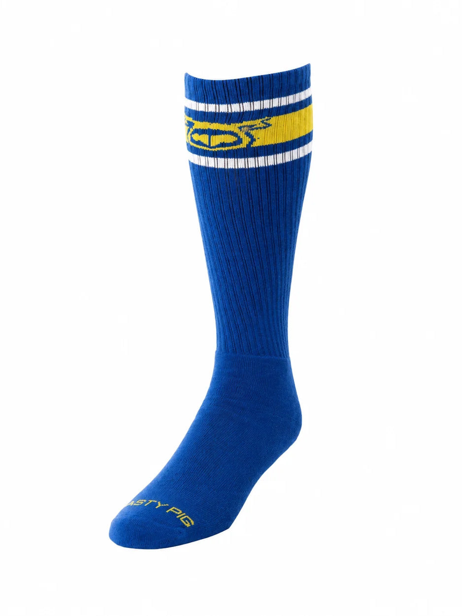 Nasty Pig Hookd Up Sock 3.0 Cadet Blue Goldenrod White - Fullkit.com