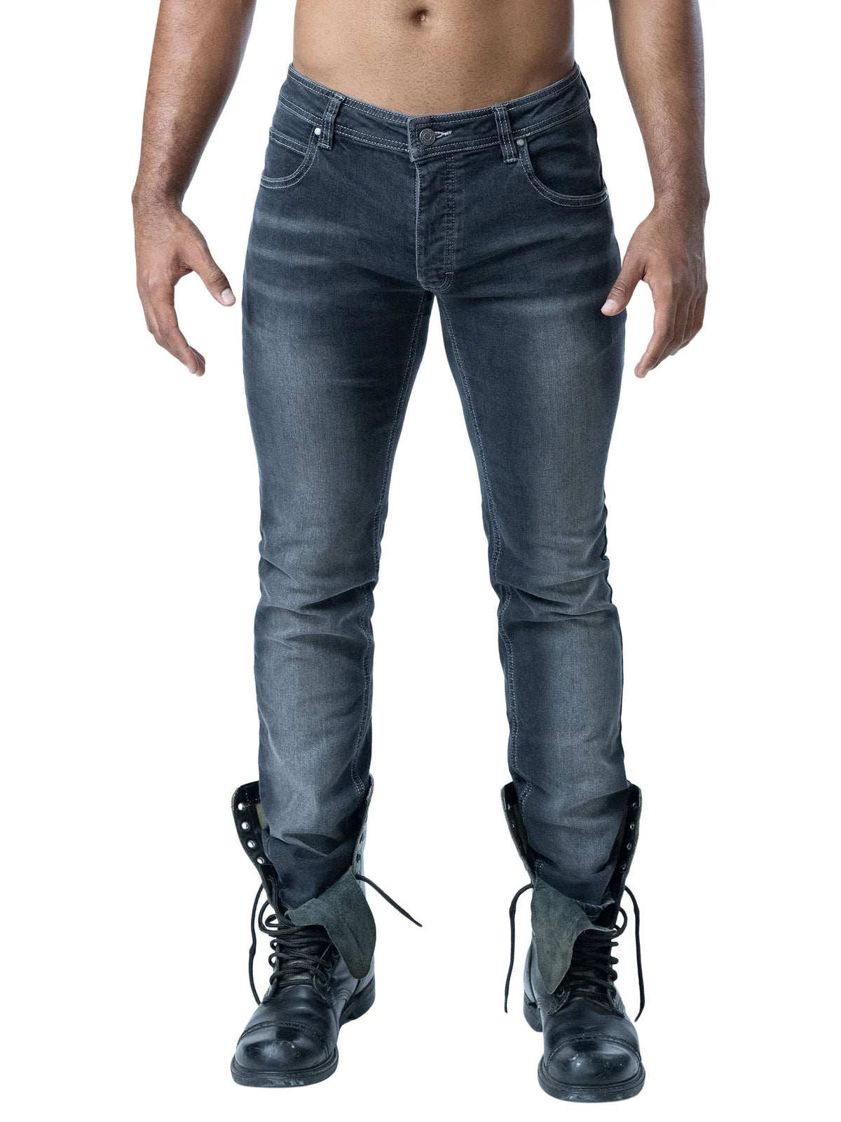 Nasty Pig NP Jean Distressed Grey - Fullkit.com