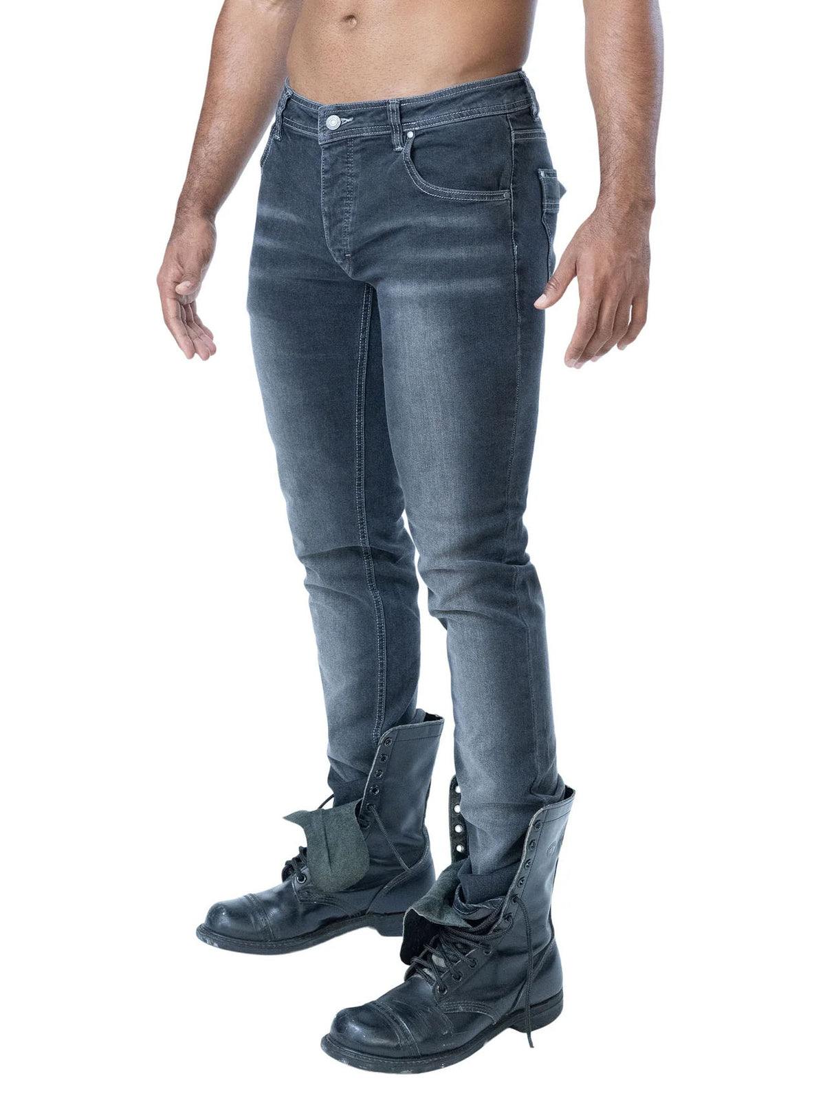 Nasty Pig NP Jean Distressed Grey - Fullkit.com