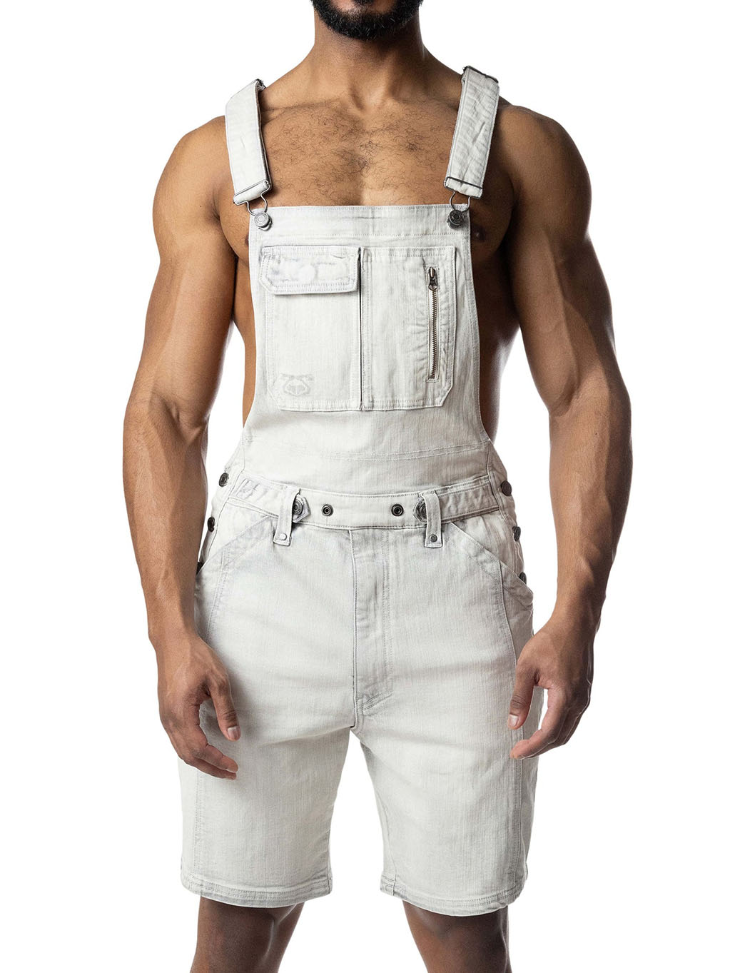 Nasty Pig Overall Short Bleached - Fullkit.com