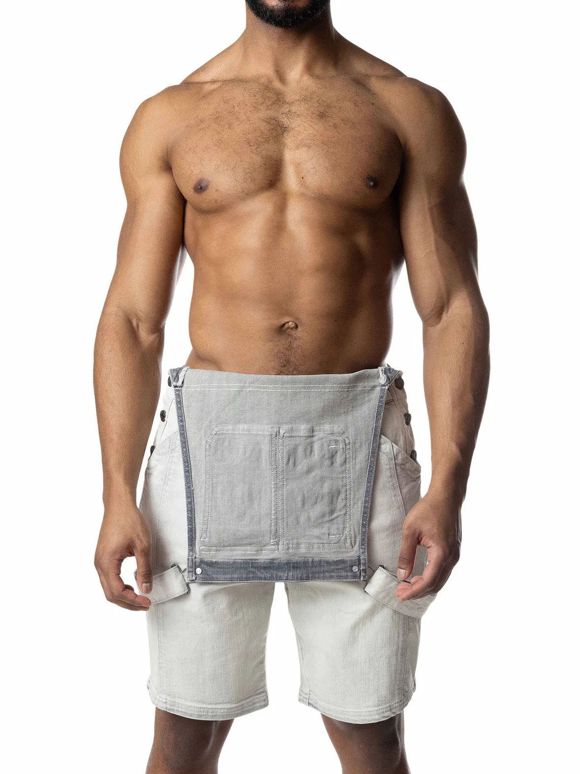 Nasty Pig Overall Short Bleached - Fullkit.com