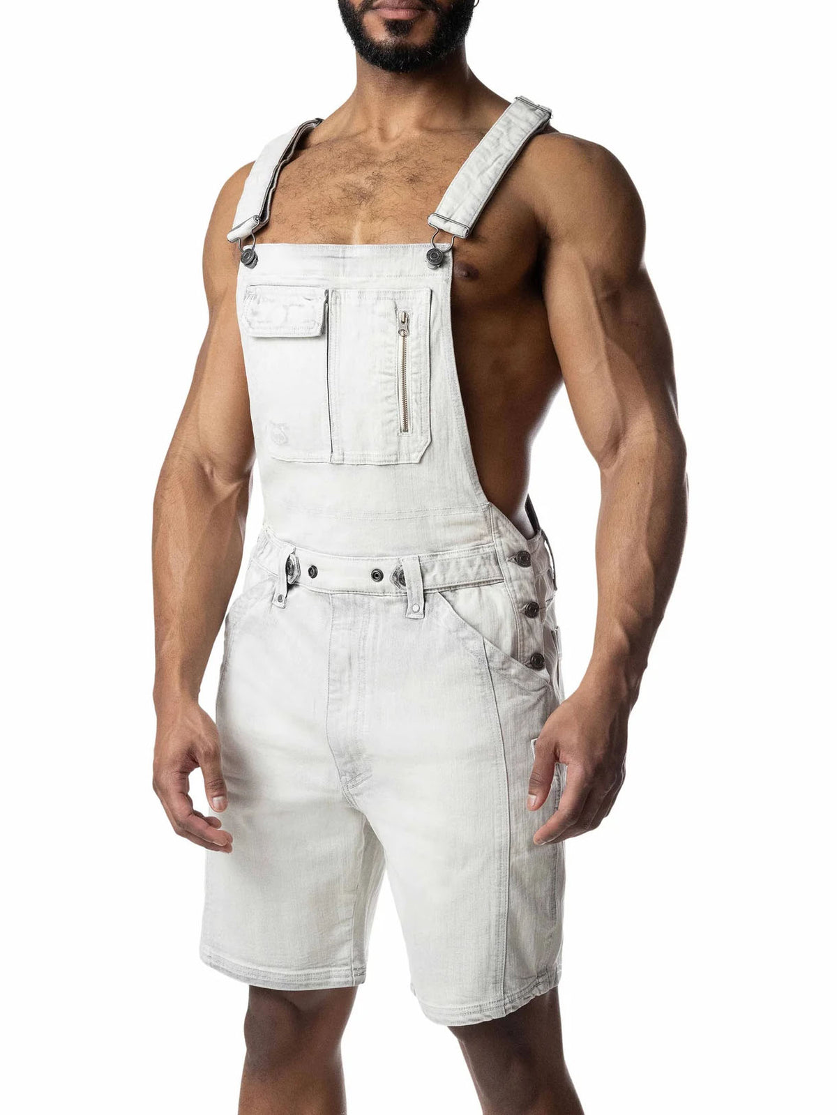 Nasty Pig Overall Short Bleached - Fullkit.com