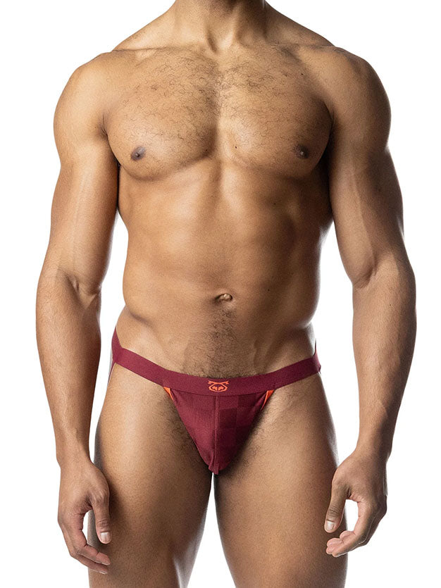 Nasty Pig Rival Jock Burgundy Vibrant Orange - Fullkit.com