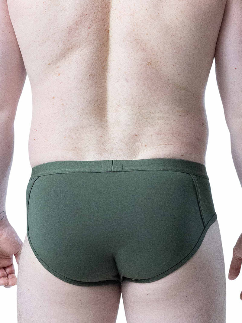 Nasty Pig Shred Y-Front Brief Army Green - Fullkit.com
