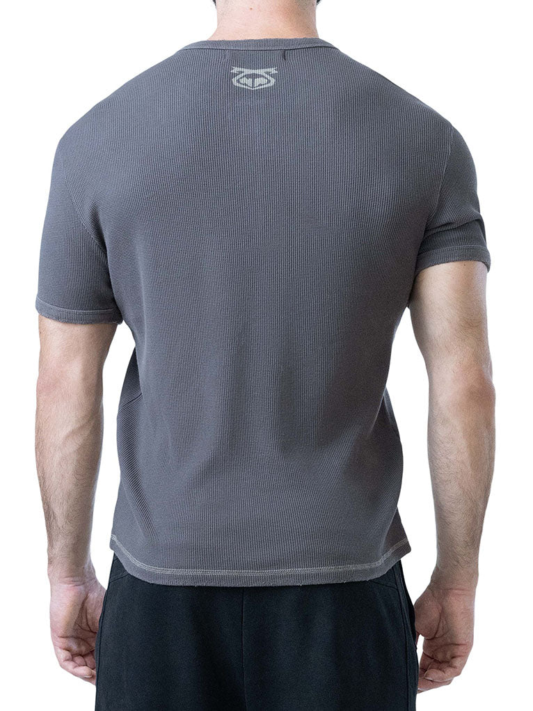 Nasty Pig Thermo Henley Shirt Shark Grey Fossil Grey - Fullkit.com