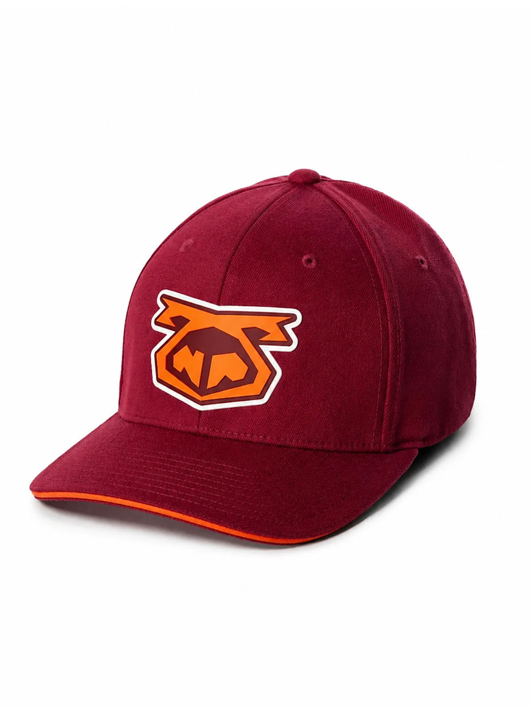 Nasty Pig Two Tone Snout Cap Burgundy Vibrant Orange - Fullkit.com