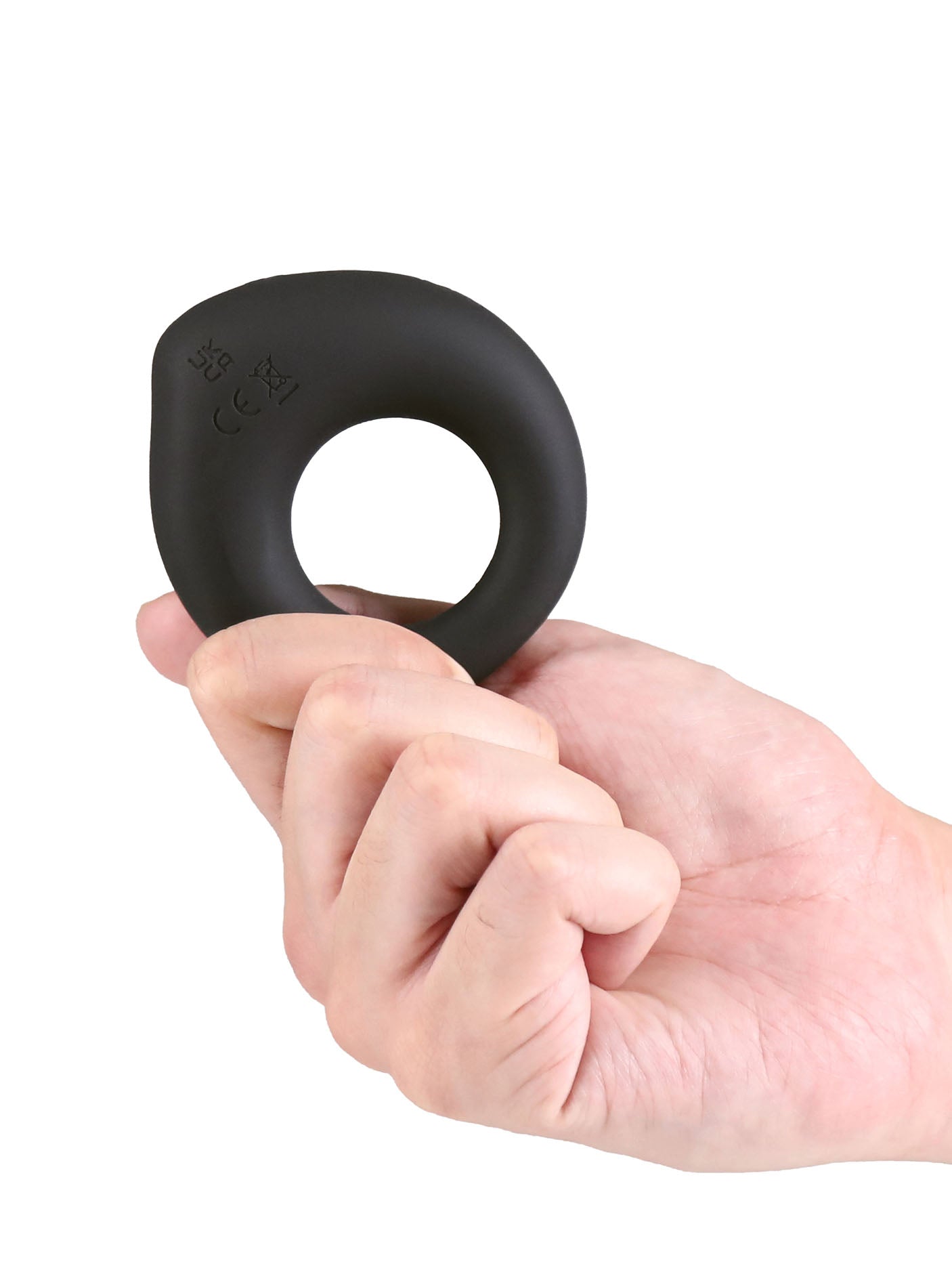 NsNovelties Renegade Performer Vibrating C-Ring Black - Fullkit.com
