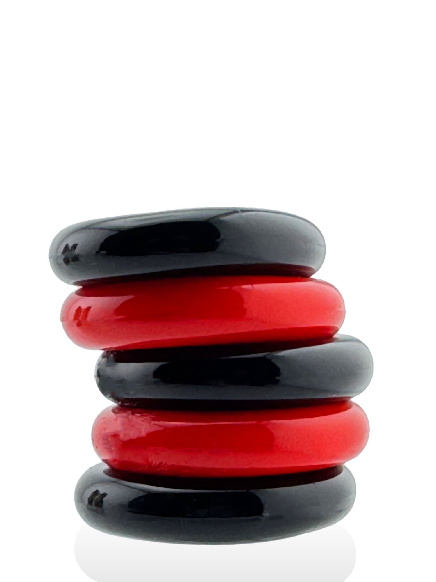 Oxballs jacker 5 stack hunkyjunk red black - fullkit.com
