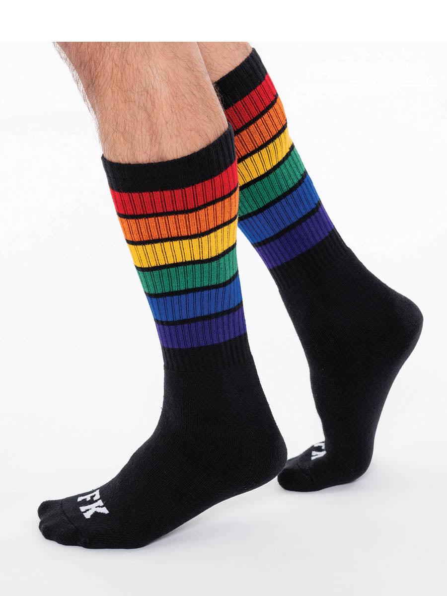 FK SPORT HIGH CALF RAINBOW SOCK BLACK - FullKit.com