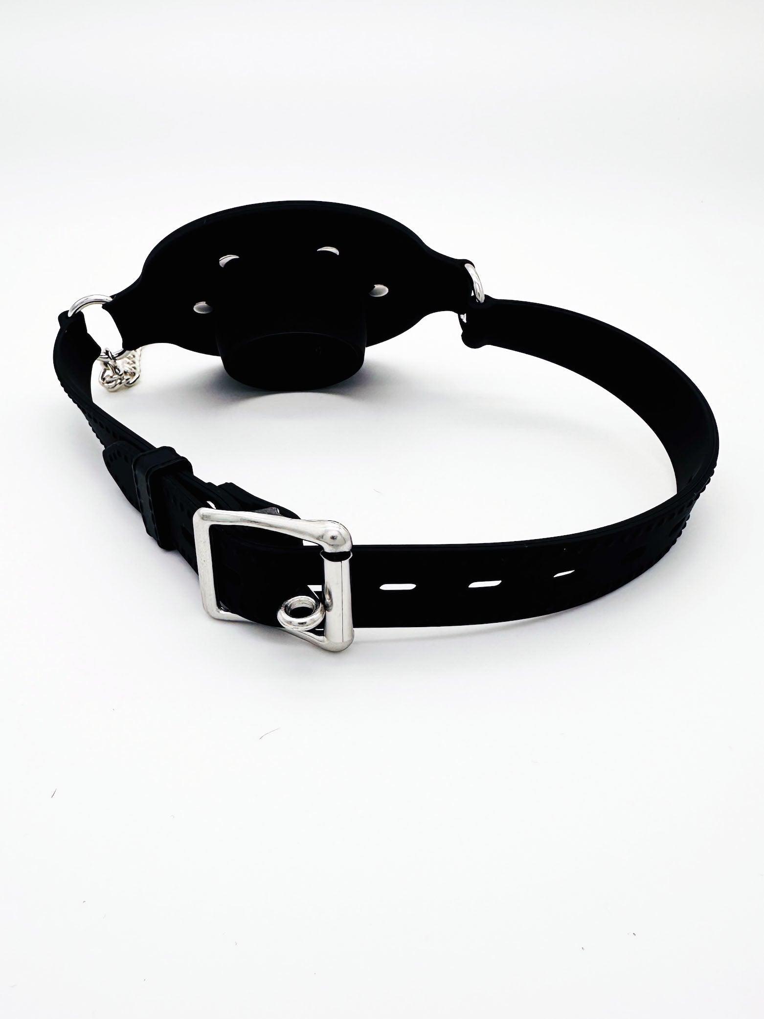 SILICONE GAG WITH STOPPER - FullKit.com