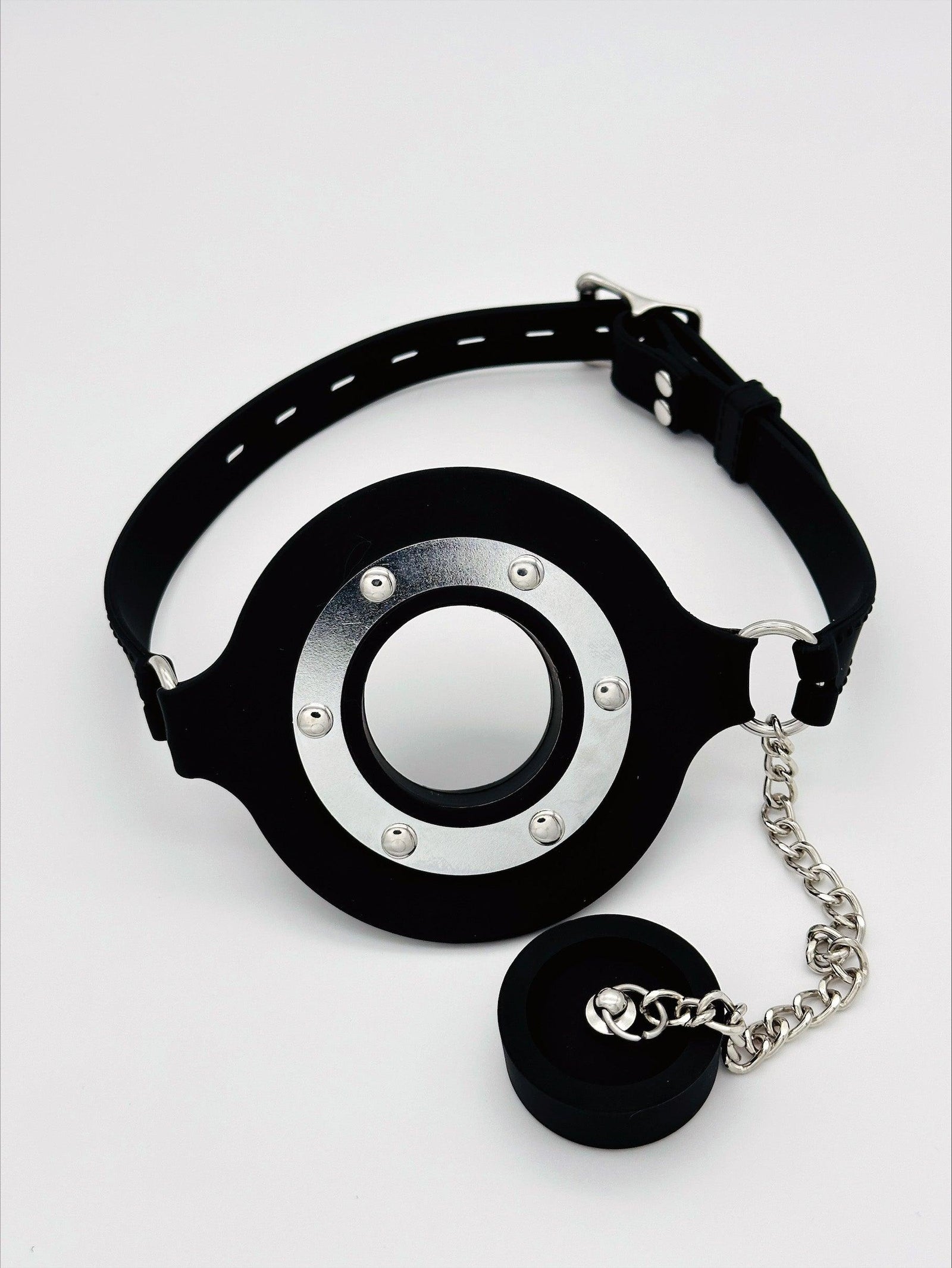 SILICONE GAG WITH STOPPER - FullKit.com