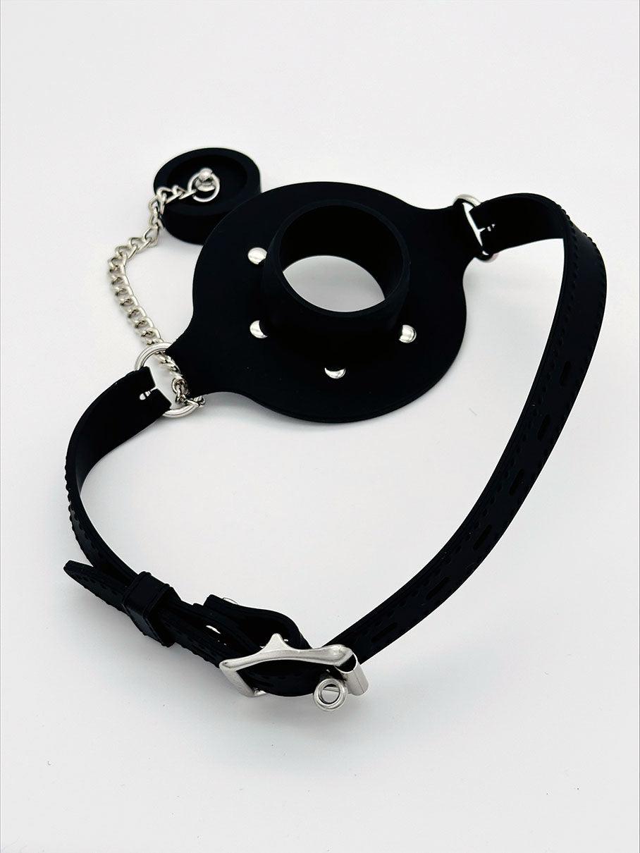 SILICONE GAG WITH STOPPER - FullKit.com