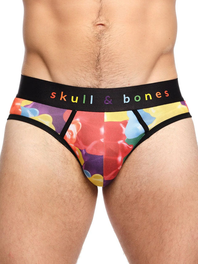 skull and bones rainbow gummy bear brief - fullkit.com
