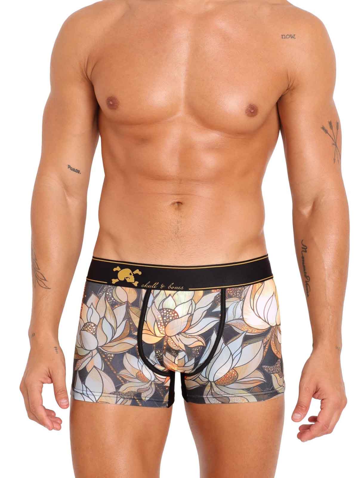 SKULL AND BONES STAINED GLASS LOTUS TRUNK  - FullKit.com