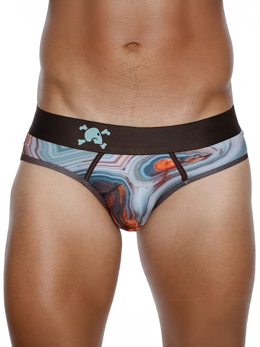Skull and Bones Agate Stone Brief Brown - Fullkit.com