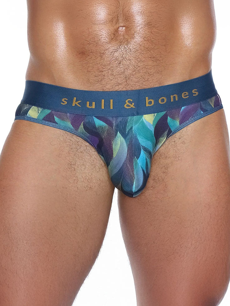 Skull and Bones Moody Peacock Jock Brief - Fullkit.com