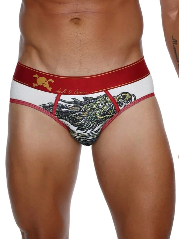 Skull and Bones OceanSerpent Brief Maroon - Fullkit.com