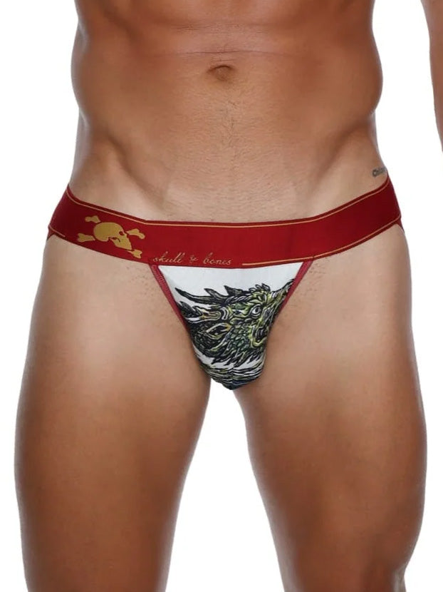 Skull and Bones OceanSerpent Jock Maroon - fullkit.com