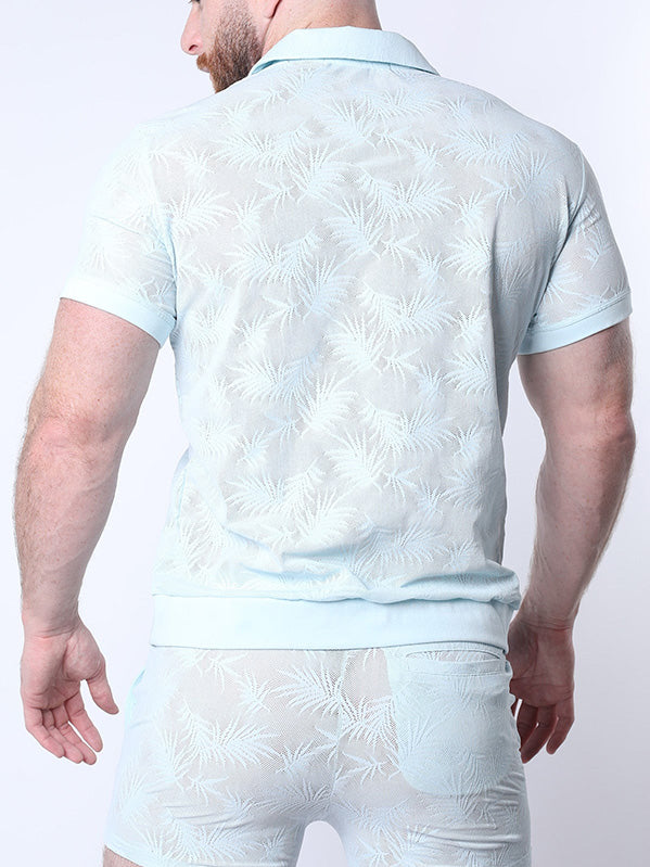 TIMOTEO AMALFI RESORT POLO SHIRT BLUE- Fullkit.com