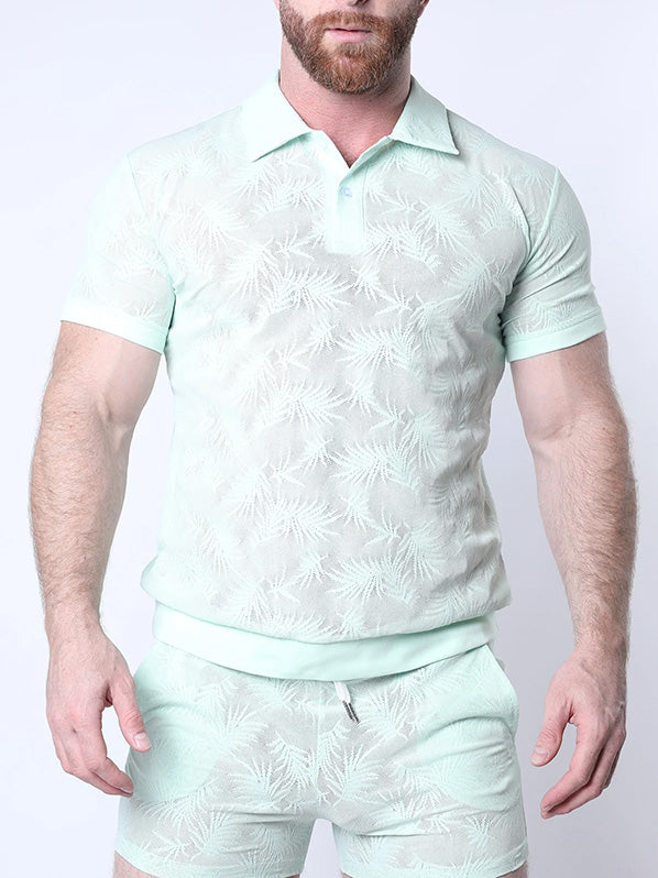 TIMOTEO AMALFI RESORT POLO SHIRT GREEN - Fullkit.com