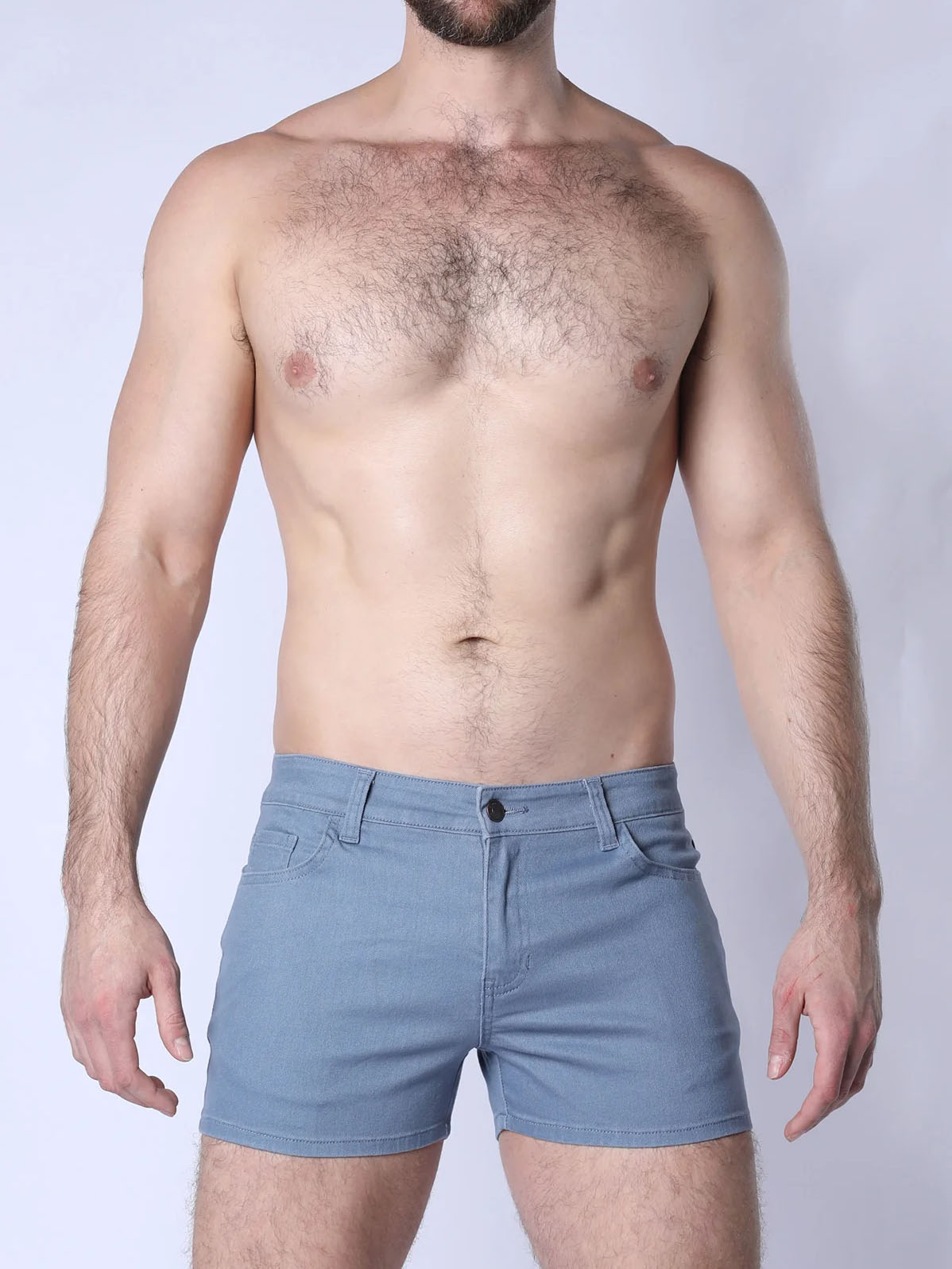 TIMOTEO AMALFI STRETCH TWILL SHORT BLUE - FULLKIT.COM