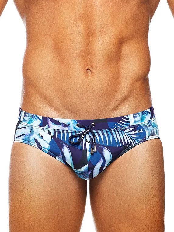 TRIBE PALMS BOY SWIM BRIEF NAVY - FullKit.com