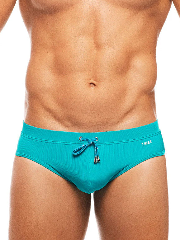 Tribe Brighton Ribbed Swim Boy Brief Emerald - Fullkit.com