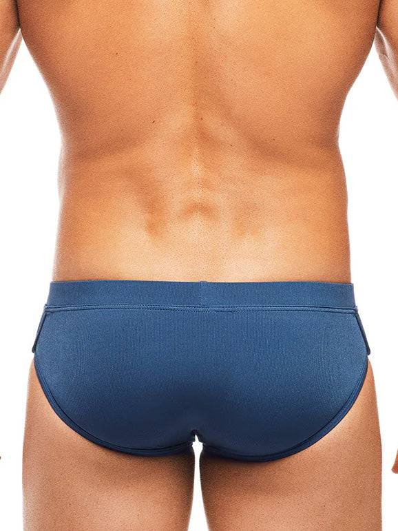 Tribe Brighton Ribbed Swim Boy Brief Navy - Fullkit.com