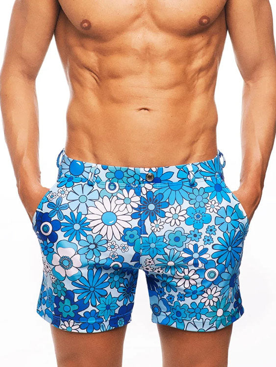 Tribe Swim Short Botanical Blue - Fullkit.com