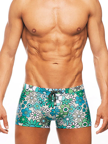 Tribe Swim Trunk Botanical Mint - fullkit.com