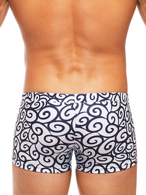 Tribe Swirl 2.0 Swim Trunk Navy Sky - Fullkitgear.com