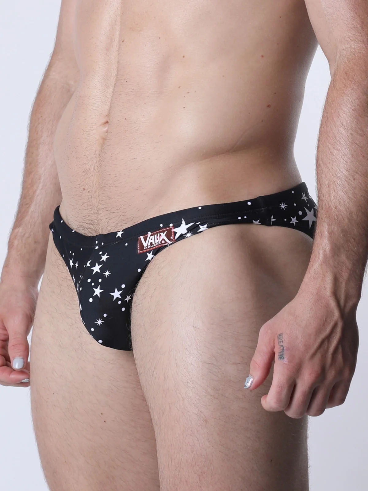 VAUX PULSE SWIM BRIEF BLACK STAR - FULLKIT.COM