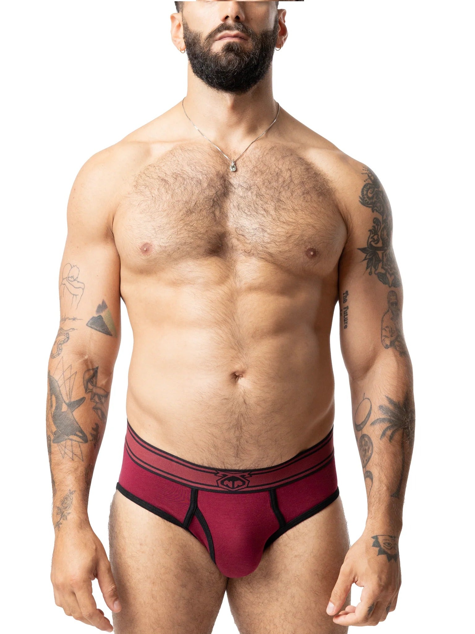core y-front brief dark cardinal - fullkit.com