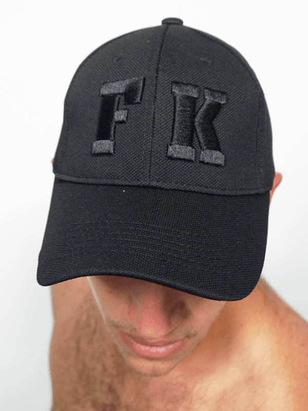FK LOGO BASEBALL CAP BLACK - FullKit.com