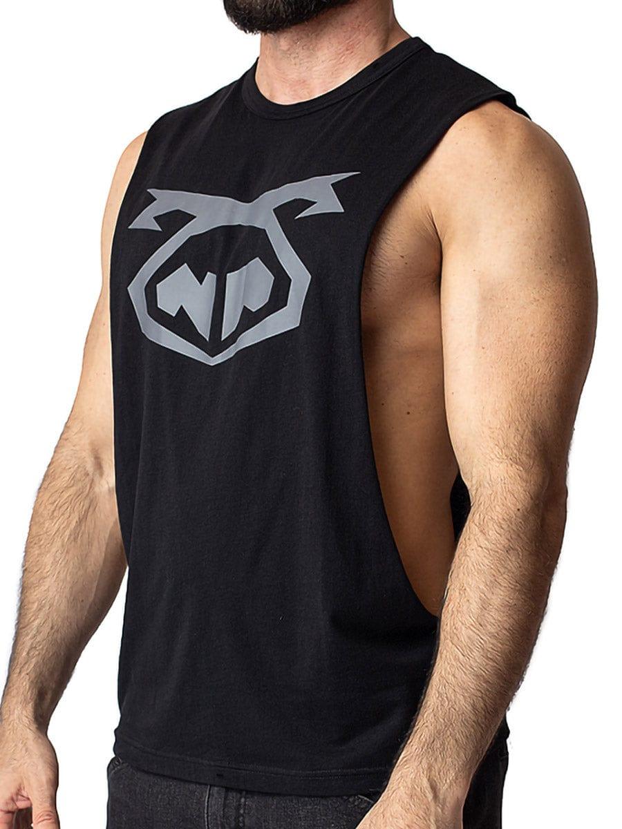 NASTY PIG BRANDMARK SHREDDER TANK TOP BLACK - FullKit.com