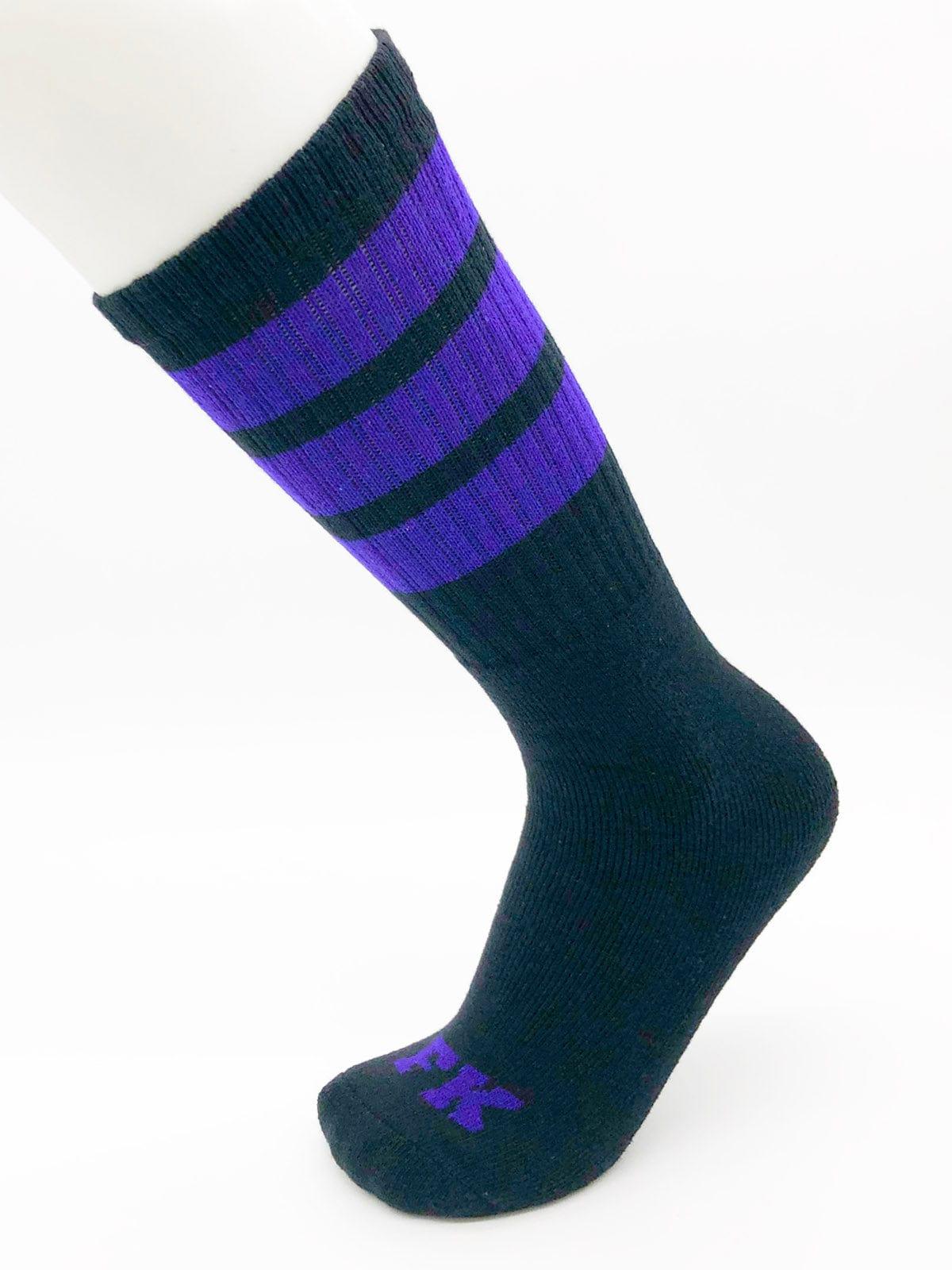 FK SPORT BLACK HIGH CALF TUBE SOCK PURPLE - FullKit.com