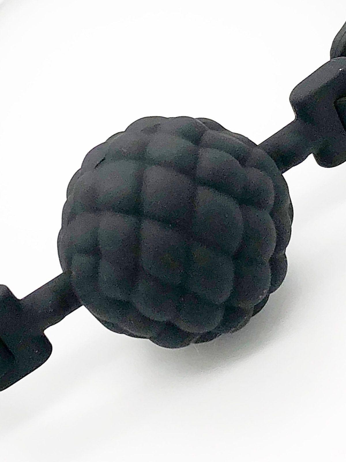SILICONE TEXTURED SOLID BALL GAG - FullKit.com