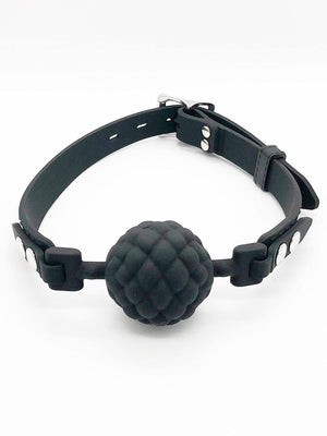 SILICONE TEXTURED SOLID BALL GAG - FullKit.com